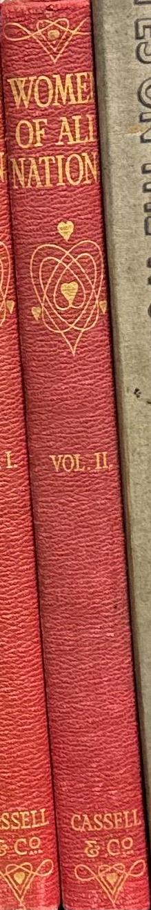 Women of all nations : Vol I : a record of their characteristics, habits, manners, customs, and influence / edited by T. Athol Joyce and N.W. Thomas ; fellows of the Royal Anthropological institute spine