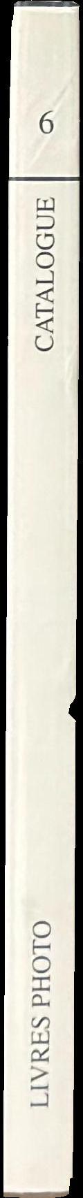 Livres photos : catalogue no. 6 spine