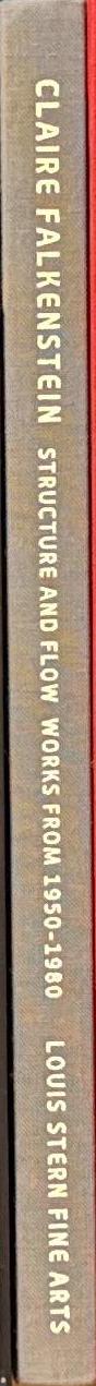 Claire Falkenstein : structure and flow : works from 1950–1980 spine