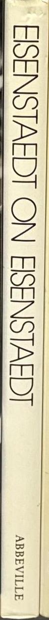 Eisenstaedt on Eisenstaedt : a self-portrait / photos and text by Alfred Eisenstaedt ; introduction by Peter Adam spine