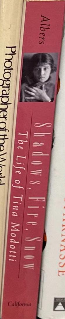 Shadows, fire, snow : the life of Tina Modotti / by Patricia Albers spine