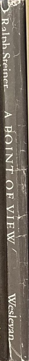 Ralph Steiner : a point of view spine