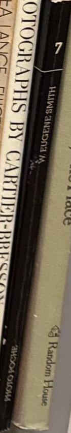 W. Eugene Smith : his photographs and notes / afterword by Lincoln Kirstein spine