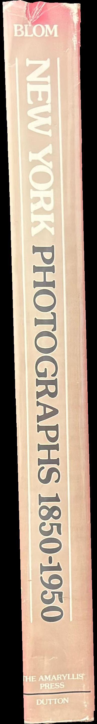 New York : photographs, 1850–1950 spine