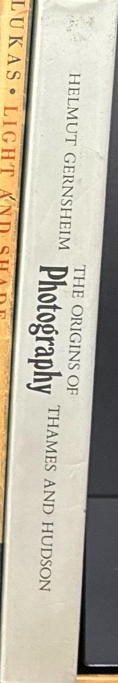 The origins of photography / Helmut Gernsheim spine