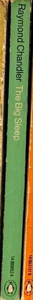 The big sleep / Raymond Chandler spine