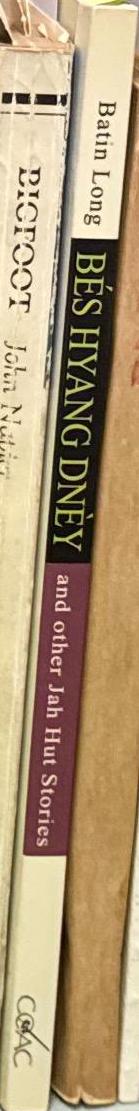 Batin Long bin Hok's Bes hyang dney and other Jah Hut stories / translated and annotated by Duncan Holaday, Chin Woon Ping, Teoh Boon Seong ; illustrations by Batin Long bin Hok spine