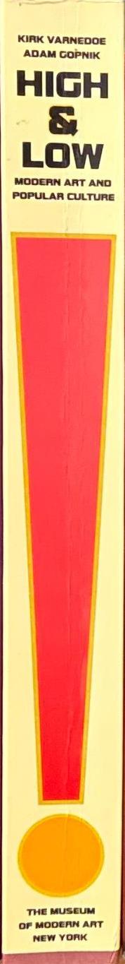 High and low : modern art and popular culture / Kirk Varnedoe, Adam Gopnik spine