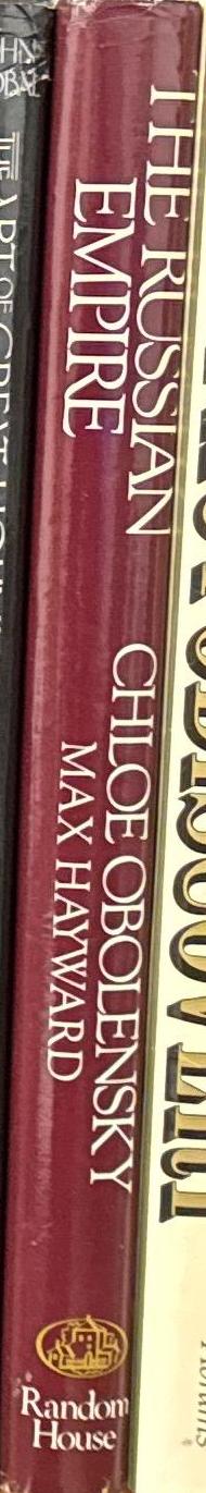The Russian empire : a portrait in photographs / Chloe Obolensky ; with an introduction by Max Hayward spine