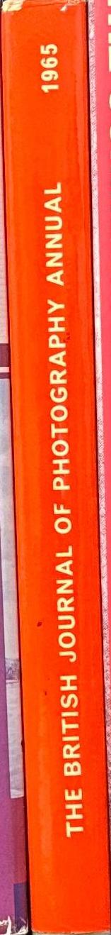 The British journal of photography annual 1965 / editor Arthur J. Dalladay spine