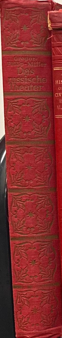 Das russische theater / Joseph Gregor, René Fülöp-Miller spine