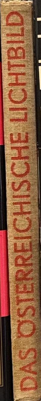 Das österreichische Lichtbild : jahrbuch 1933 / L. W. Rochowanski spine