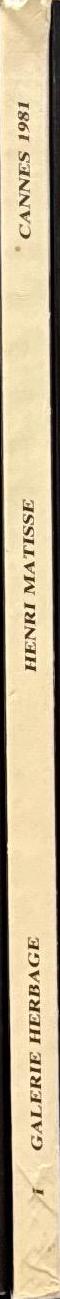 Henri Matisse : dessins, lithographies, sculptures, collage, 1906–1952 spine