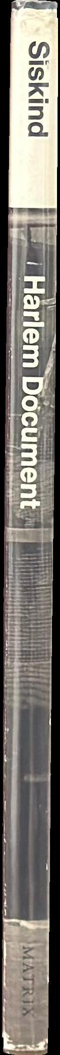 Harlem document : photographs 1932–1940 spine