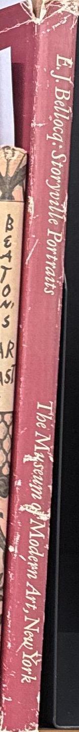 E. J. Bellocq : Storyville portraits : photographs from the New Orleans red-light district, circa 1912 / edited by John Szarkowski spine