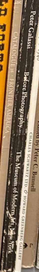 Before photography : painting and the invention of photography / Peter Galassi spine