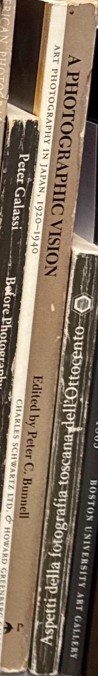 A photographic vision : pictorial photography, 1889-1923 / edited by Peter C. Bunnell spine