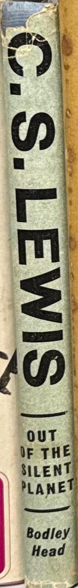 Out of the silent planet / C. S. Lewis spine