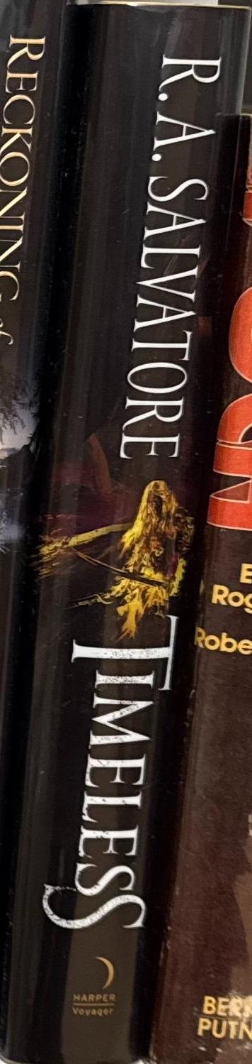 Timeless /  R. A. Salvatore spine