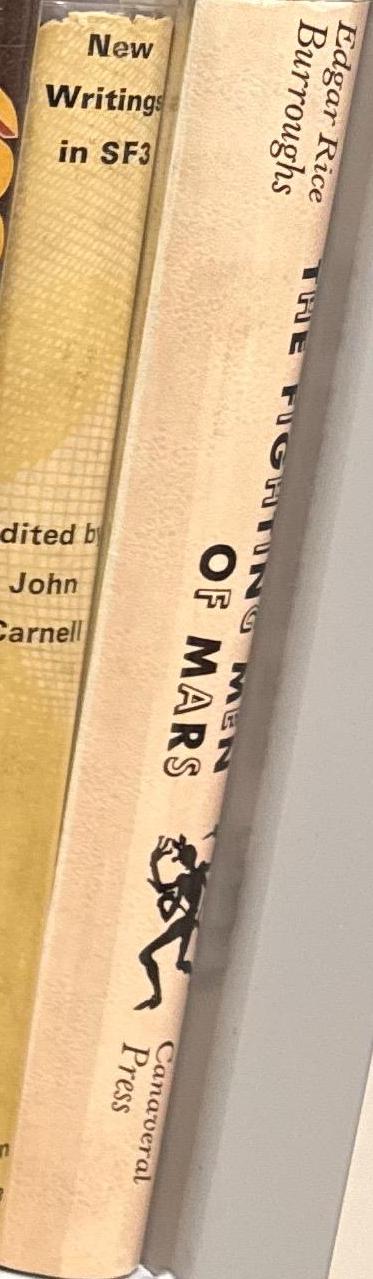 The fighting man of Mars / by Edgar Rice Burroughs, illustrated by Mahlon Blaine spine