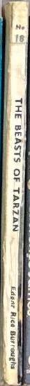 The Beasts of Tarzan / by Edgar Rice Burroughs spine