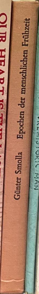 Epochen der menschlichen Frühzeit / von Günter Smolla spine