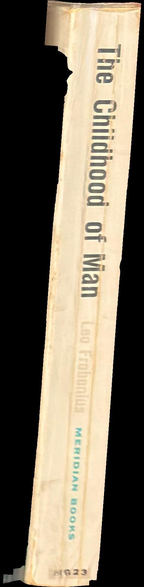 The childhood of man spine