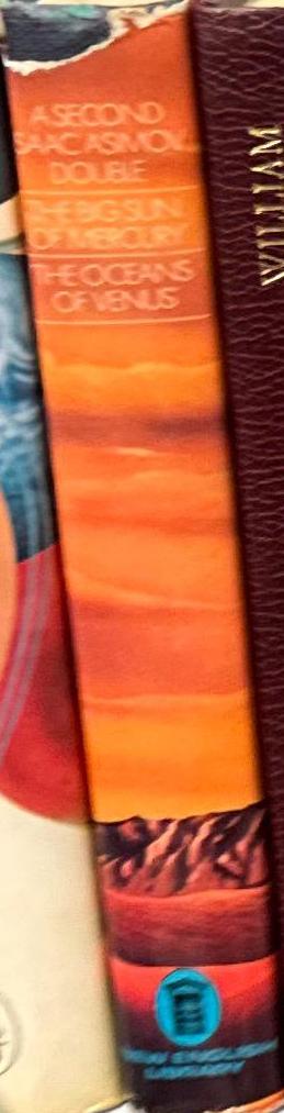 A second Isaac Asimov double : the big sun of Mercury ; the oceans of Venus spine