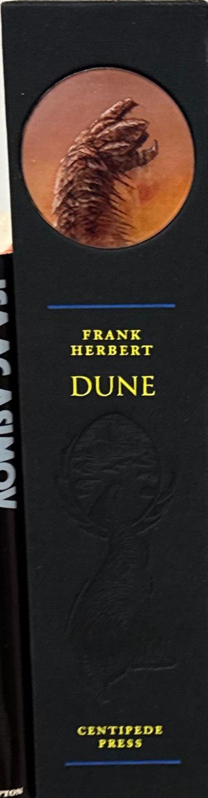 Dune / Frank Herbert ; illustrated by Mark Molnar ; introduction by Michael Swanwick ; afterword by Brian Herbert spine
