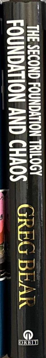 Foundation and chaos / Greg Bear spine