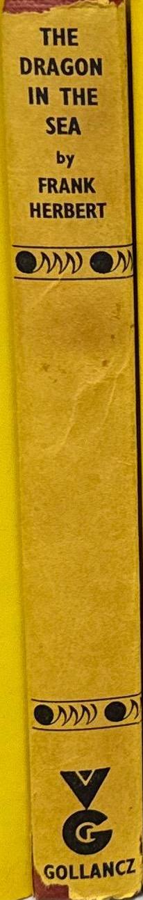 The dragon in the sea / by Frank Herbert spine