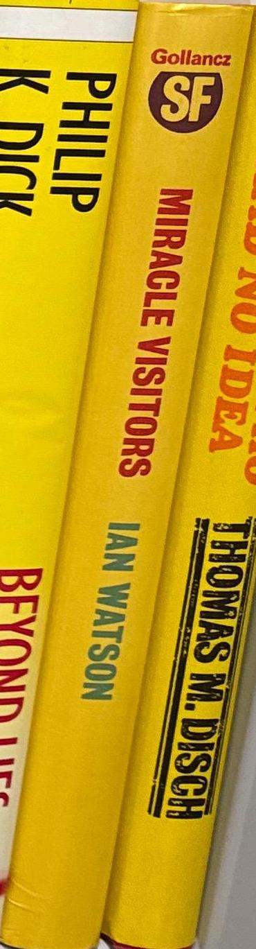 Miracle visitors / by Ian Watson spine