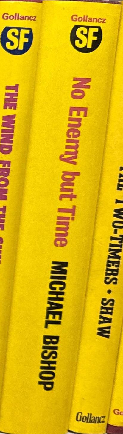 No enemy but time / a novel by Michael Bishop spine