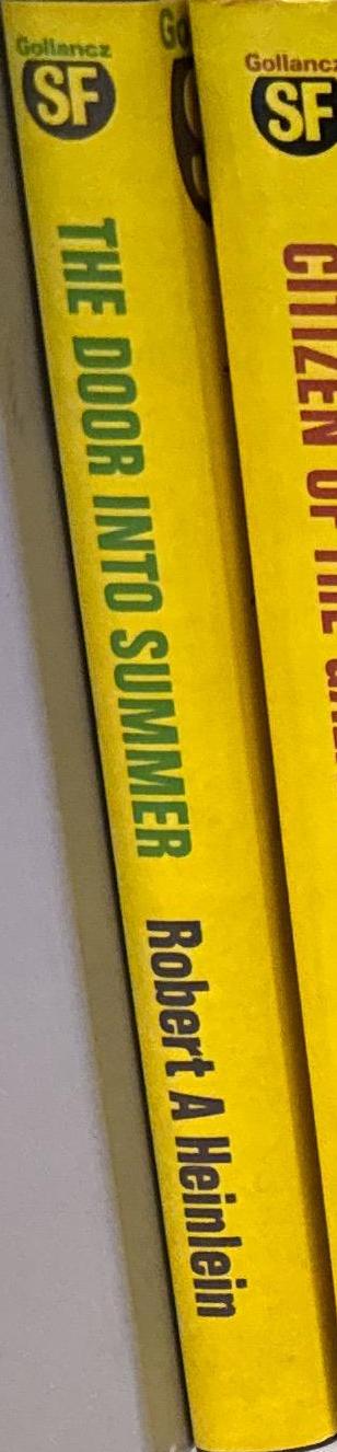 The door into summer / by Robert A. Heinlein spine