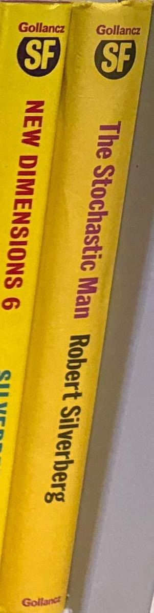 The stochastic man / Robert Silverberg spine