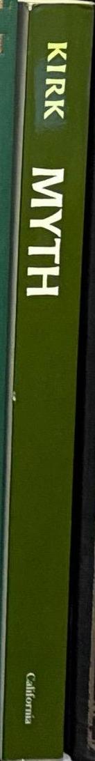 Myth : its meaning and functions in ancient and other cultures / G. S. Kirk spine