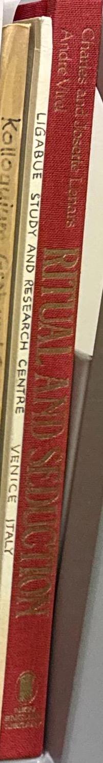 Ritual and Seduction: The Human Body as Art / photographs by Charles and Josette Lenars ; text by André Virel ; translated from the French by I. Mark Paris spine