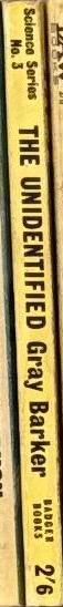 The unidentified / by Gray Barker spine