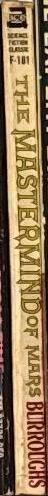 The master mind of Mars / Edgar Rice Burroughs spine