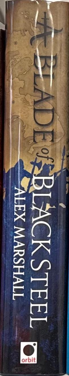 A blade of black steel / Alex Marshall spine