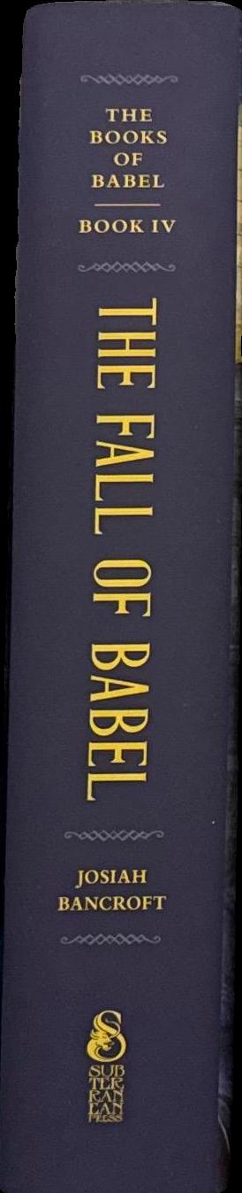 The fall of Babel / Josiah Bancroft spine
