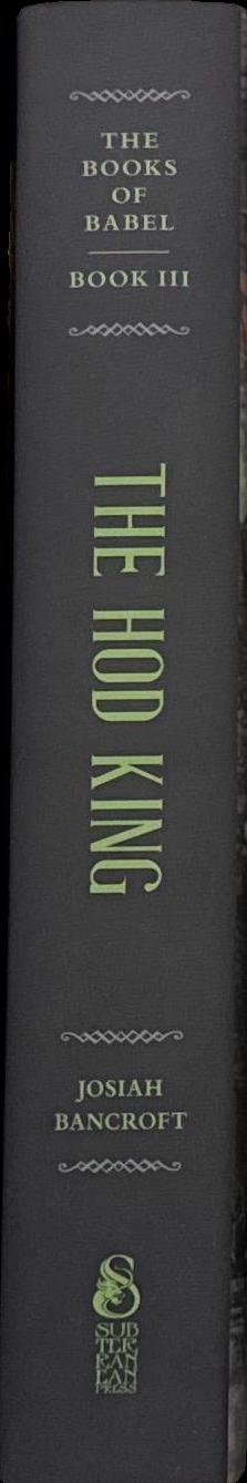 The Hod king / Josiah Bancroft spine