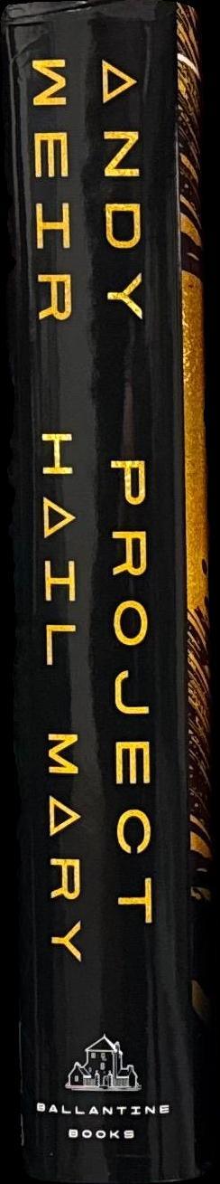 Project Hail Mary / Andy Weir spine