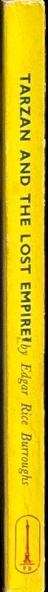 Tarzan and the lost empire / by Edgar Rice Burrough spine