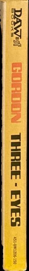 Three-eyes / Stuart Gordon spine