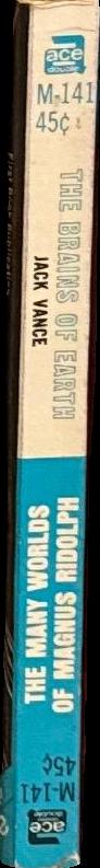 The many worlds of Magnus Ridolph : the brains of earth / Jack Vance spine