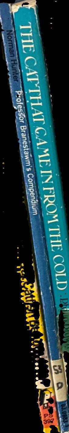 Professor Branestawm's compendium of conundrums, riddles, puzzles, brain twidllers and dotty descriptions / compiled by Norman Hunter ; illustrated by Derek Cousins spine