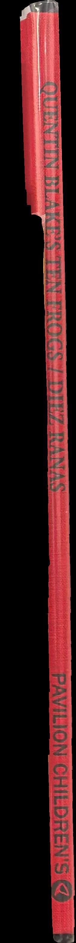 Quentin Blake's Ten Frogs = Diez Ranas English and Spanish Edition spine