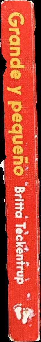 Grande y pequeño / Britta Teckentrup spine