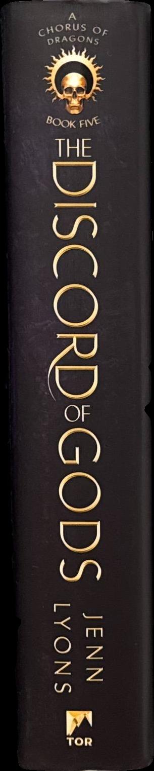 The discord of gods / Jenn Lyons spine